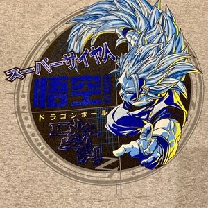 RARE ‘01 Authentic Dragon Ball Z SSJ3 Goku T-shirt